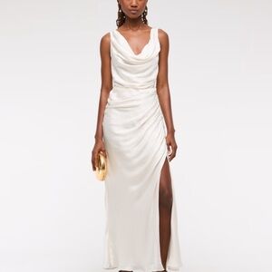 Elegant White Evening Gown